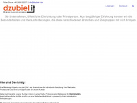 dzubiel-it.de Webseite Vorschau