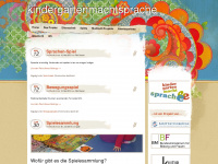 kindergartenmachtsprache.wordpress.com Webseite Vorschau