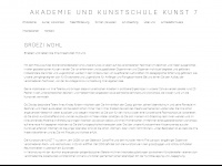 kunst7-kurse.ch Webseite Vorschau