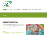 baby-kinder-schwimmschule.at Webseite Vorschau