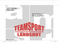 teamsport-landshut.de Webseite Vorschau