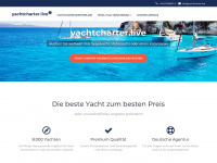 yachtcharter.live Webseite Vorschau