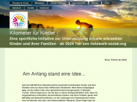 kilometer-fuer-kinder.info Webseite Vorschau