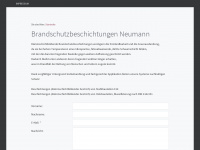 brandschutz-neumann.de Webseite Vorschau