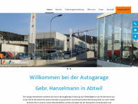 garage-hanselmann.ch Webseite Vorschau