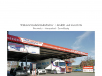 badertscher-handels-ag.ch Webseite Vorschau