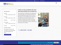 masur-zahnarzt-kempten.de Webseite Vorschau