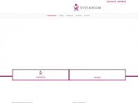 vivianum.de Webseite Vorschau