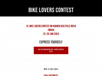 bikeloverscontest.ch Webseite Vorschau