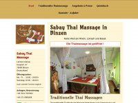 thaimassage-binzen.de Webseite Vorschau