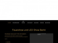 feuertanzshow-berlin.de Webseite Vorschau