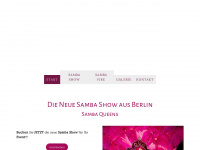 samba-show-berlin.de Webseite Vorschau