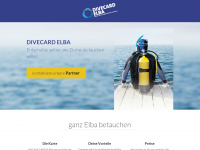 divecard-elba.de Webseite Vorschau