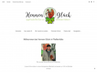 hennen-glueck.de Webseite Vorschau