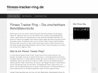 fitness-tracker-ring.de Webseite Vorschau