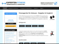 experten-fitness.de Webseite Vorschau