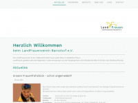 landfrauen-barnstorf.de Webseite Vorschau
