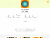 ayurveda-balinea.de Webseite Vorschau