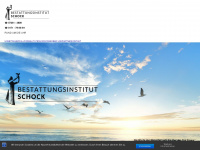 bestattungsinstitut-schock.de Webseite Vorschau