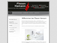 hamann-fliesen.de Webseite Vorschau