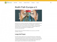 bodhipath.eu Webseite Vorschau
