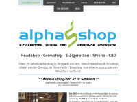 alphashop-simbach.de Webseite Vorschau