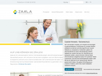 zaala.ch Webseite Vorschau