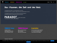 paradoxtime.com Webseite Vorschau