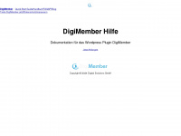 digimember-hilfe.de Webseite Vorschau