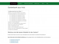 holz-gartenbanken.de Webseite Vorschau