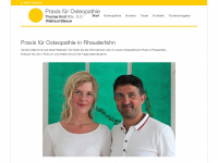 osteopathie-rhauderfehn.de Webseite Vorschau