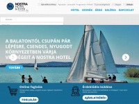 nostrahotelsiofok.hu Webseite Vorschau