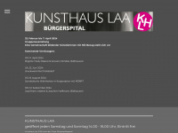 kunsthauslaa.at Webseite Vorschau