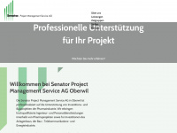 senator-swiss.ch Webseite Vorschau
