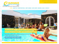 sunwavesurfcamp.com Webseite Vorschau