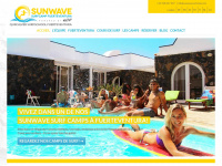sunwavesurfcamp.fr Webseite Vorschau