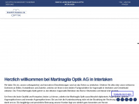 martinaglia-optik.ch Webseite Vorschau