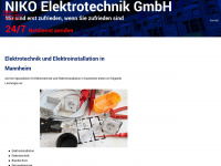 elektrotechnik.gmbh Webseite Vorschau