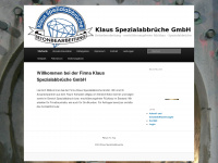 klaus-spezialabbrueche.de Webseite Vorschau