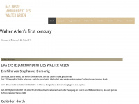 walterarlen-film.com Webseite Vorschau