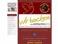 wirbacken.bio Webseite Vorschau