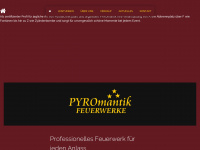 pyromantik-feuerwerke.de Webseite Vorschau