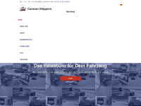 caravan-shippers.com Webseite Vorschau