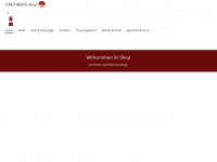 kreinberg.shop Webseite Vorschau