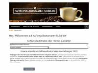 kaffeevollautomaten-guide.de Webseite Vorschau