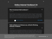 onlineinternetverdienst24.blogspot.com Webseite Vorschau