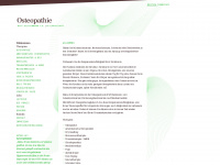 osteopathie-kilchenmann.de Webseite Vorschau
