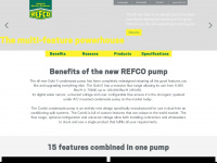 condensate-pumps.com Webseite Vorschau
