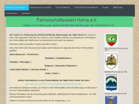 partnerschaftsvereinherne.de Webseite Vorschau