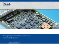 itca-coating.de Webseite Vorschau